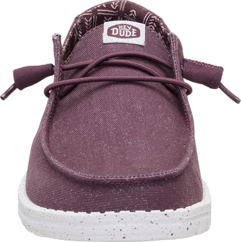 Image of HEYDUDE Women's Wendy Stretch Canvas Slip On Shoes | Easy On Loafer