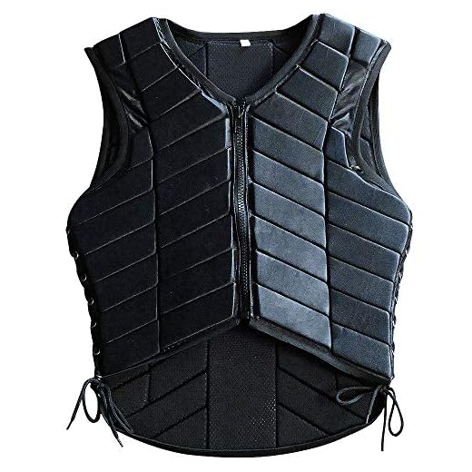 HILASON Large Equestrian Horse Vest Safety Protective Adult Eventing