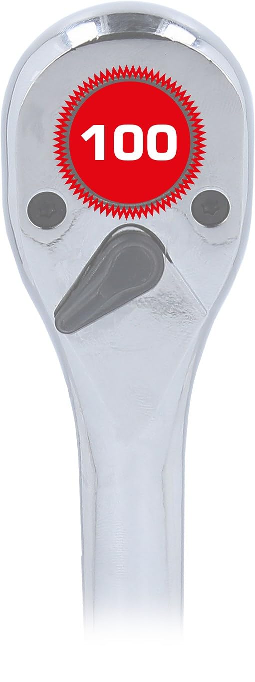 BRILLIANT TOOLS BT022995 1/2 Zoll Umschaltknarre mit Metallgriff [Powered by KS TOOLS], 250mm