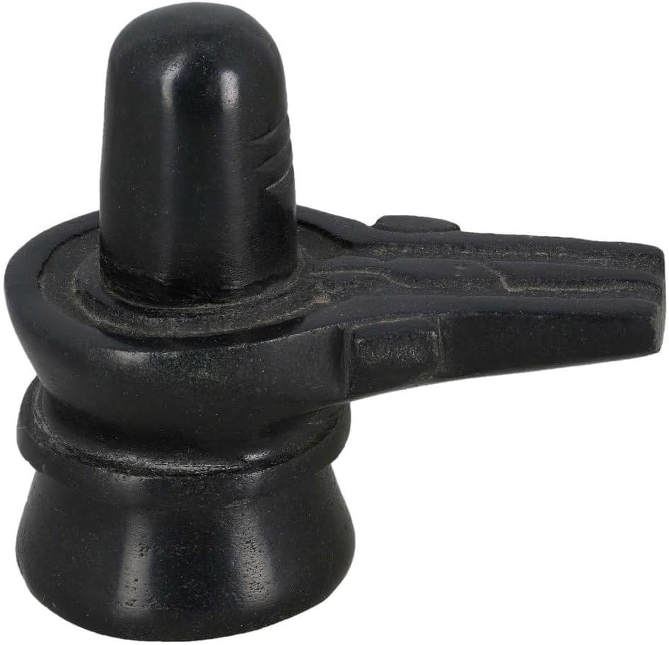 Hindu God Idols Shivling Stone/Small Black