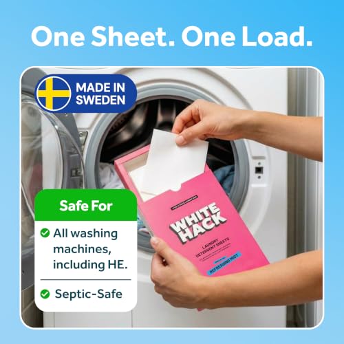 White Hack Enzyme Powered Laundry Detergent Sheets — view 4