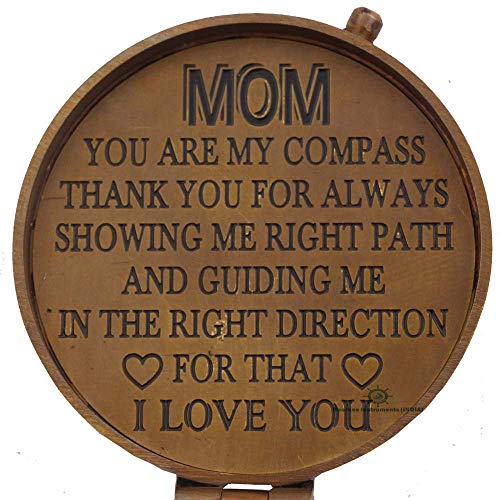 ROORKEE INSTRUMENTS (INDIA) A NAUTICAL REPRODUCTION HOUSE RII Compass with Case (MOM)