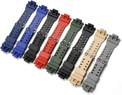 Miniatura 4 de Correa de reloj de repuesto de 0.630in, correa de resina compatible con Casio G-Shock GA100 GA110 GA120 GA100C GD100 GD120