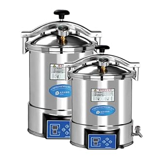 18L 24L Laboratory High Temperature Steam Sterilizer Portable Autoclave Pressure Steam LED Display Automation TK-YH24HDD