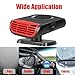 Car Heater, Car Defroster, 12V 150W Car Fans Portable Fast Heating Defrost Defogger, 2-in-1 Heating/Cooling Outlet Plug in Cigarette Lighter Automobile Windscreen Fan for All Cars