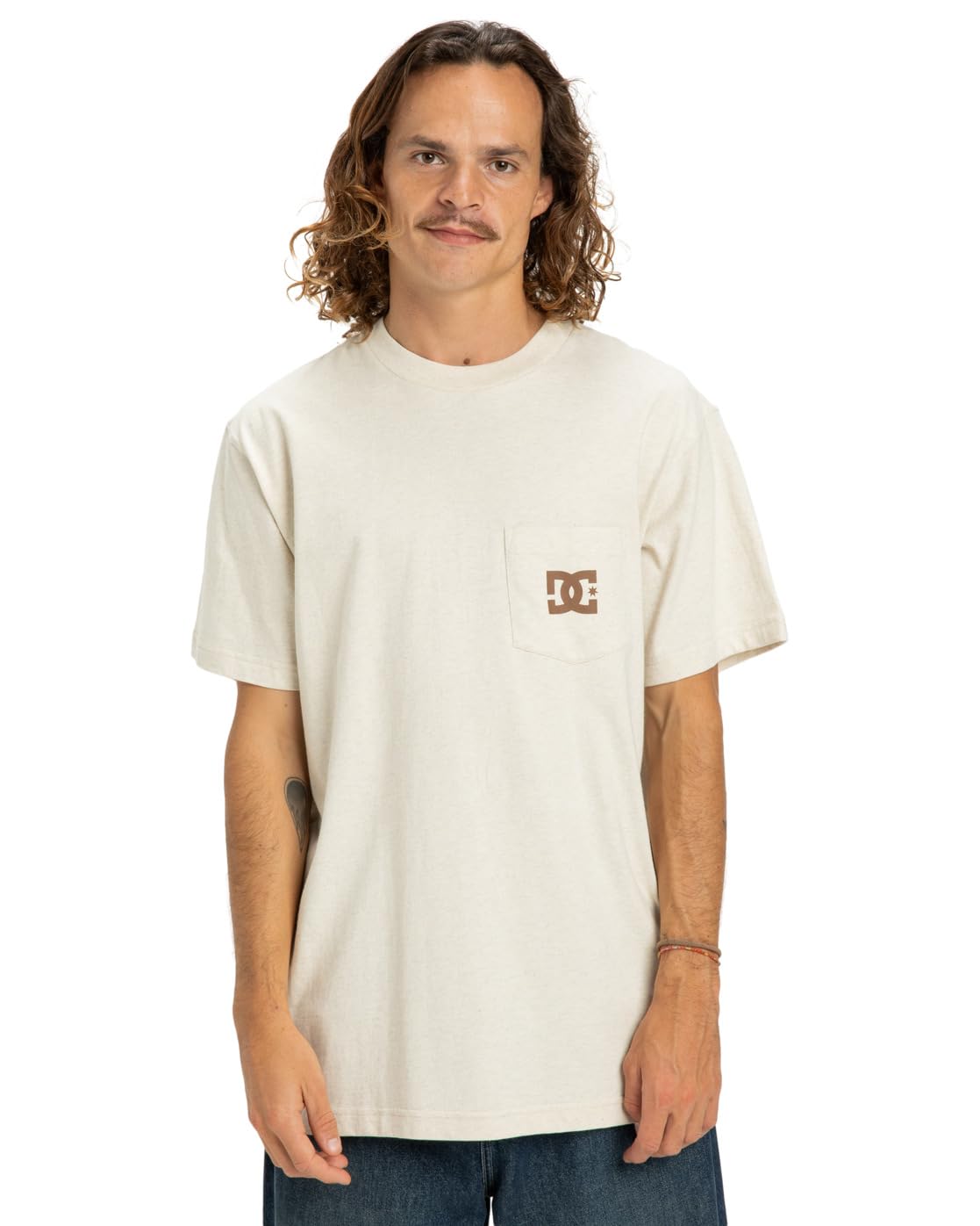 Dcshoes Pocket T-Shirt DC Star Pocket HSS Men's Beige S