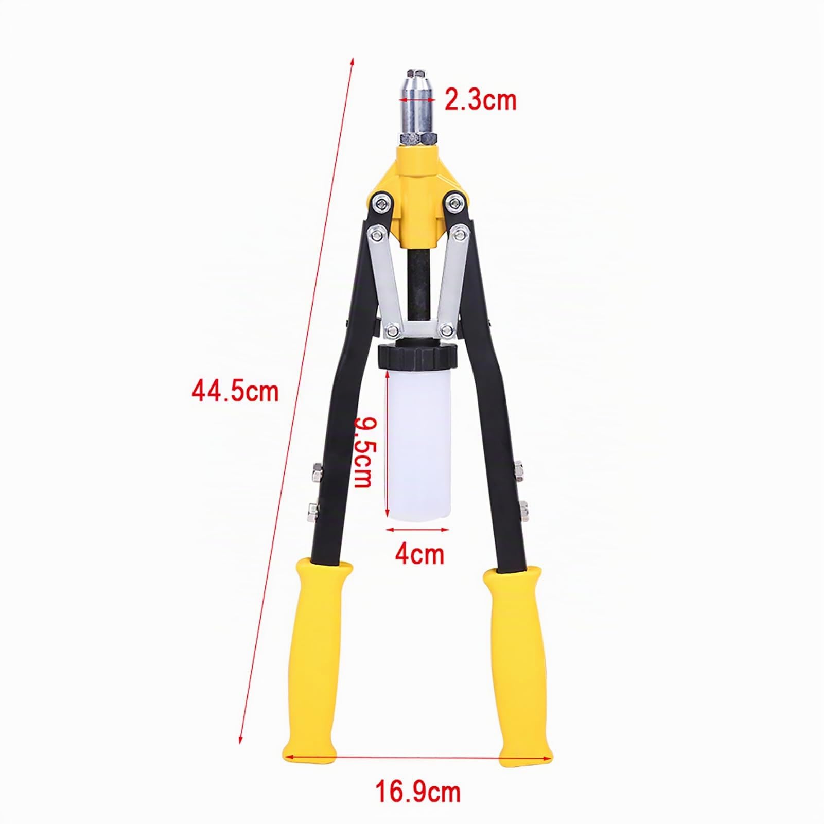 Rivettatore - Pinza per Rivettare Manuale Professionale con 6 Naso per Rivetti ciechi 2,5 mm, 3 mm, 3,2 mm, 4 mm, 5 mm, 6 mm