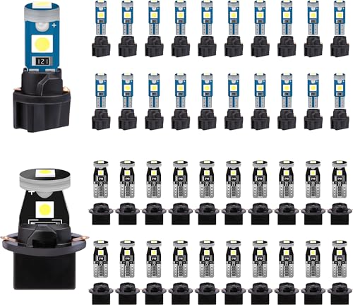 Set de 40 Bombillas LED T5 T10 para Tablero de Auto