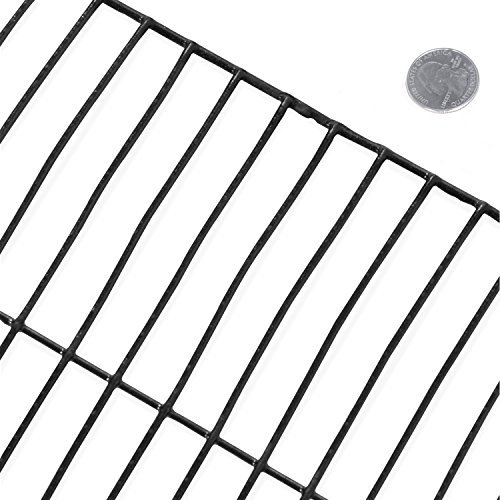 Fencer Wire 16 Gauge Black Vinyl Coated Welded Wire Mesh Size 0.5 inch by 3 inch (4 ft. x 50 ft.)