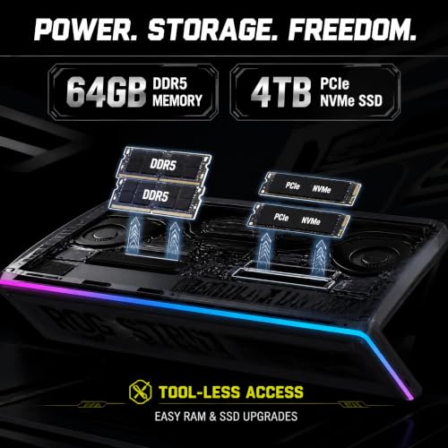 Image of ASUS ROG Strix G18 18 inch Gaming Laptop, RTX 5070 Ti 12GB, 64GB DDR5, 4TB SSD