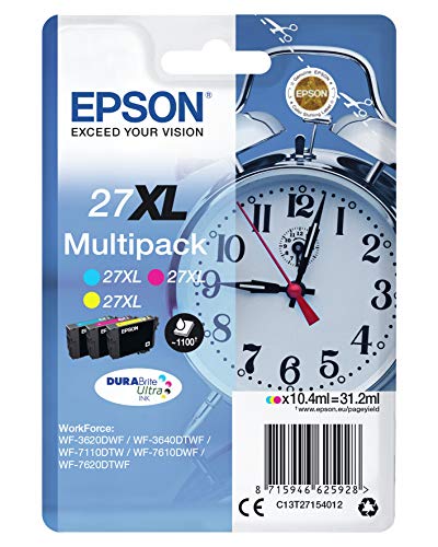 Epson Multipack 'Réveil' 27XL Encre DURABrite Ultra - vue 10