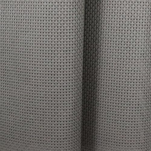 Image of KCS 19 inch x 28 inch(48cmx72cm) 11CT Counted Cotton Aida Cloth Cross Stitch Fabric (Medium Grey)