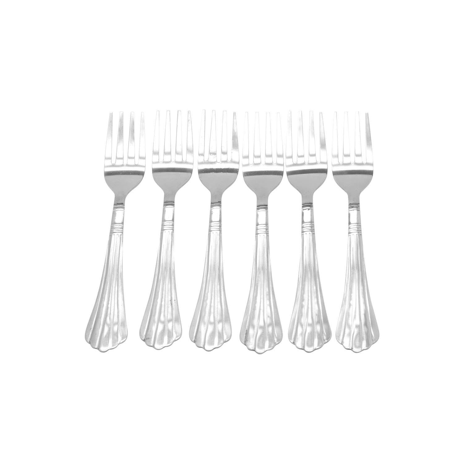 RK Stainless Steel Tea Fork Set - 6 Pieces, RK0039 - Sip, Beverage, and Bite Forks