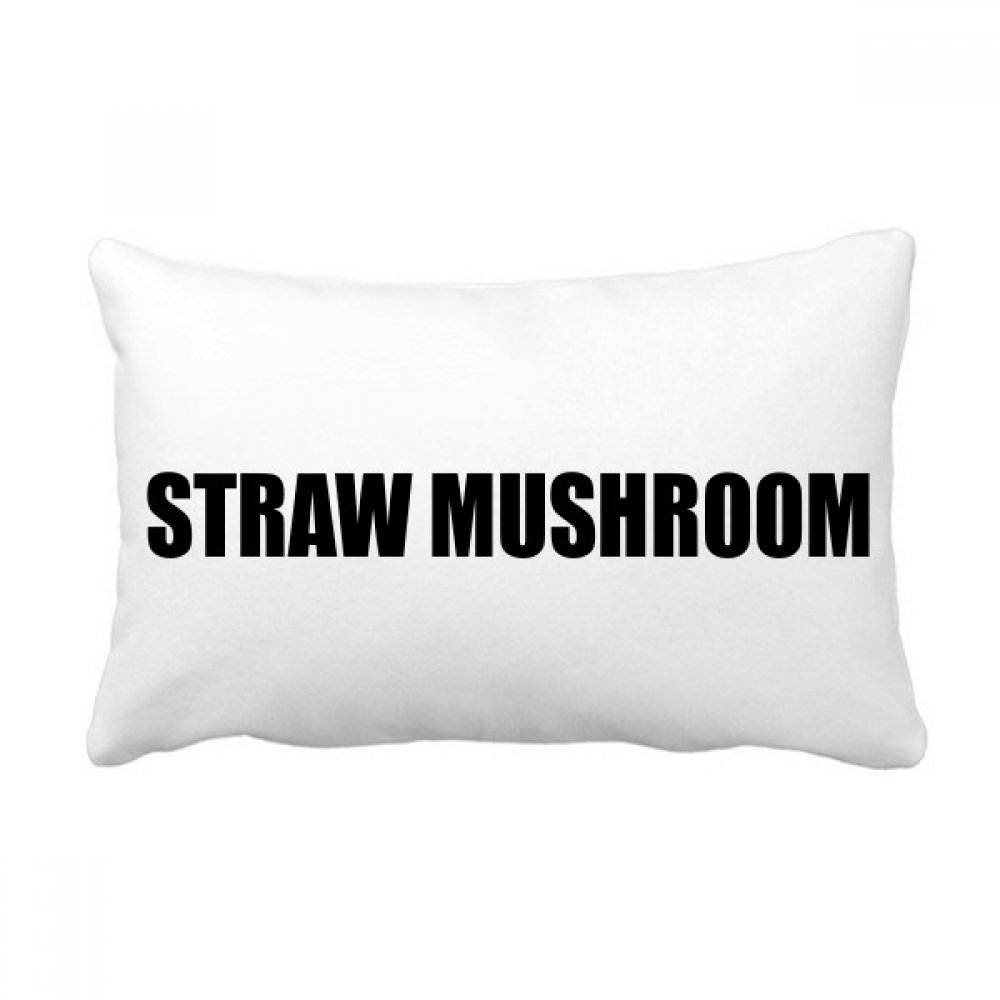 Coussin de paille champignon oreiller de canapé pour une ambiance salon nature