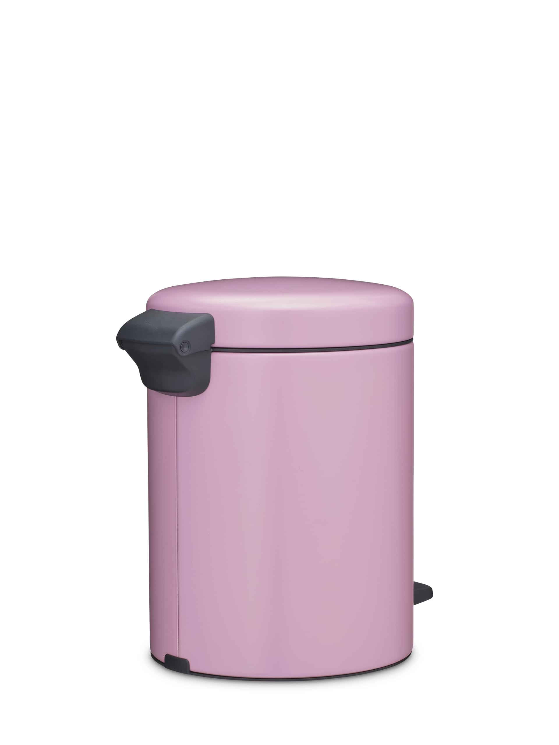 Brabantia NewIcon Treteimer 5 l – Mini Mülleimer für Küche oder Bad mit Soft-Close-Funktion und leichtgängigem Pedal, Badmülleimer mit herausnehmbarem Inneneimer - Lilac Pink - 21 x 27 x 29 cm