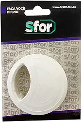 Passa Fio Para Mesa 60 Mm Branco - 1 Peça