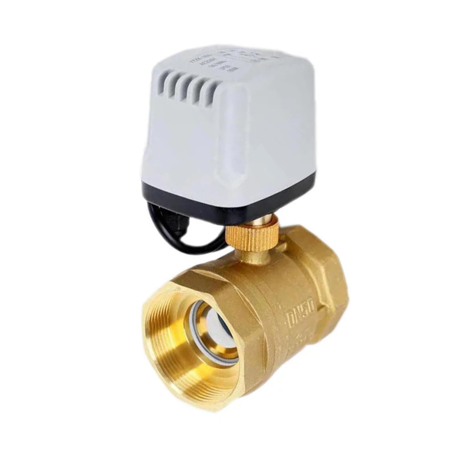 Valvola a sfera motorizzata impermeabile IP65 da 1/2" 3/4" 1" 2" Valvola a sfera elettrica in ottone(DN50,24VDC,CR04)