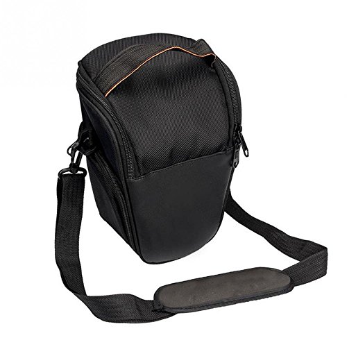Preisvergleich Produktbild SLR Kameratasche Kamera Schultertasche Tasche in Schwarz mit Regenschutz