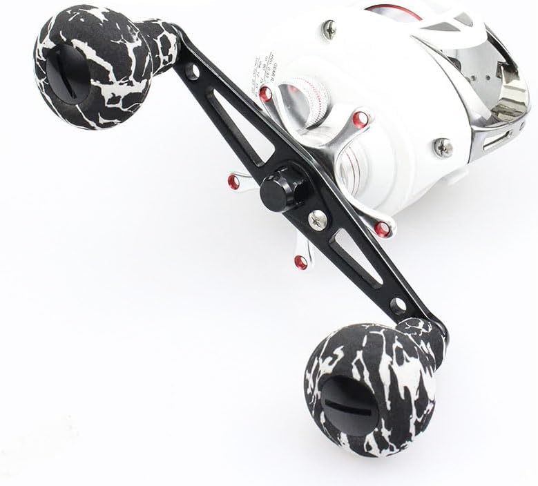 KTGCOZS Replacement Part New Carbon Fiber Super Power Straight Baitcasting Reel Handle
