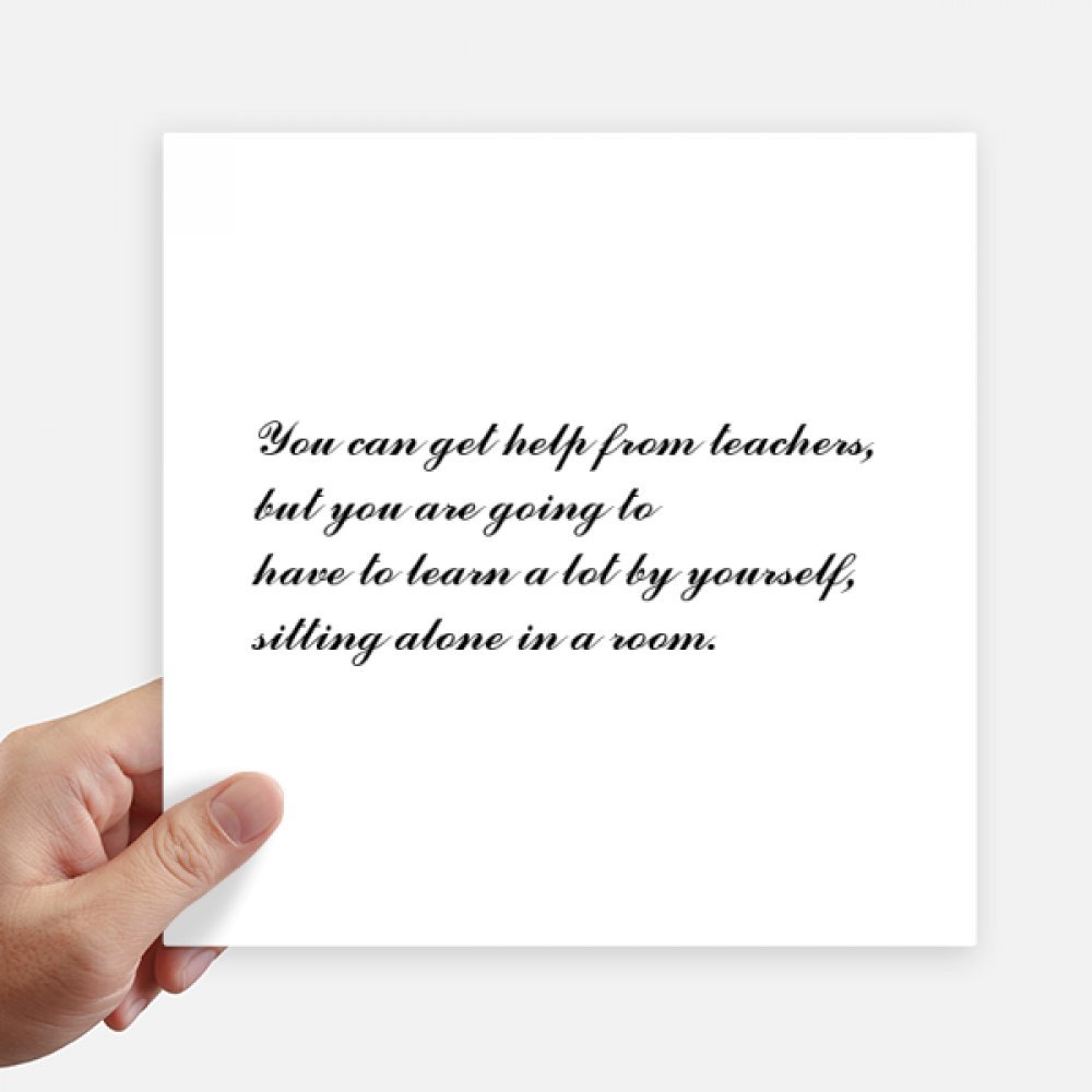 Sticker citation inspirante pour rester motivé durant vos études