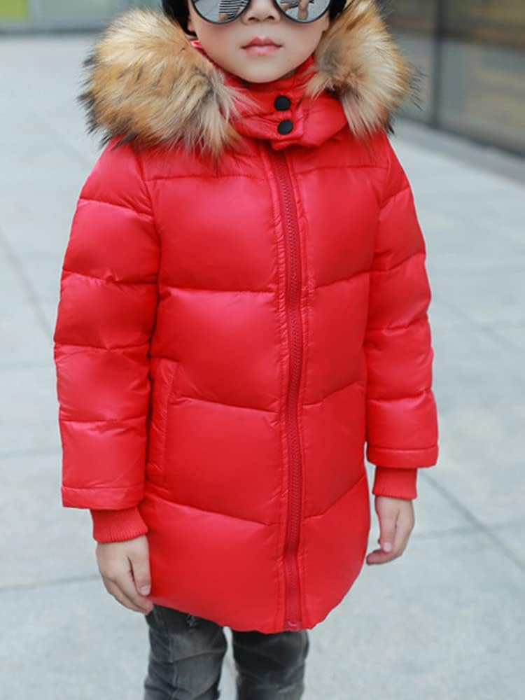 Children Boys Girls Down Jacket Winter Waterproof Coat Warm Thicken Puffer Snow Outerwear
