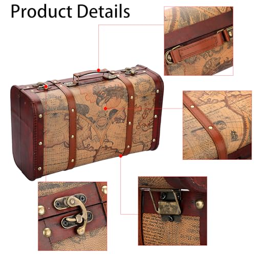 Elldoo N4B8MP-US301 Vintage Wooden Storage Chest thumb #2