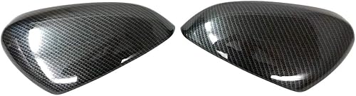 ITrims - Tapa de espejo retrovisor para coche, 2 unidades, de fibra de carbono, para Peugeot 3008 3008GT 2017-20205008 5008GT 2017-2018