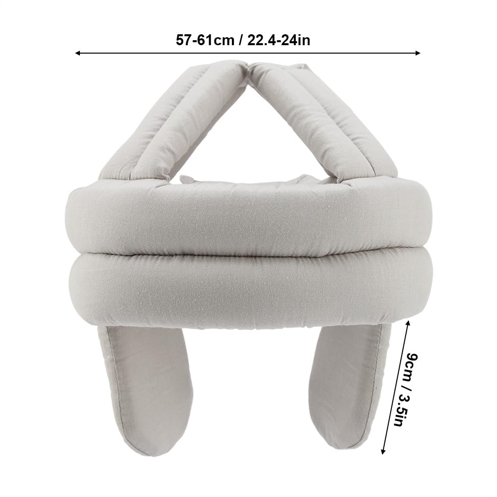 LUOLINGONGJUE® Adjustable Anti-Fall Head Protection Hat for Middle-Aged and Elderly | Pure Cotton Anti-Collision Safety Helmet for Home & Leisure 3