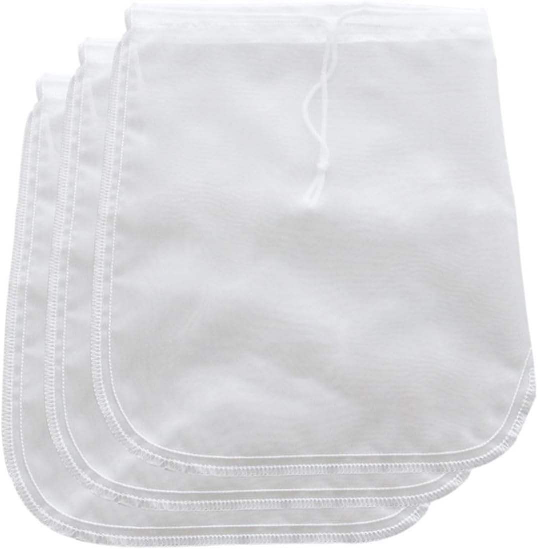 4 Pcs Reusable Soy Milk Filter Bag for Kitchen Cheese Maker, U-shape