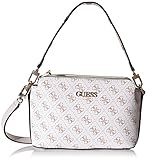 bolso bandolera guess negro Tamaño: 22,2 x 6,3 x 15,9 cm Guess Washington - Body con cremallera doble, Blanco/multicolor, Einheitsgröße