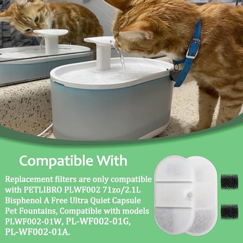Filtros de repuesto para fuente de agua para gatos, pack 16 miniatura 5
