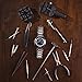 16-Piece Watch Repair Kit - DIY Tool Set for Repairing Watches Includes Screwdrivers, Spring Bar Remover, Tweezers, Link Remover, and More by Stalwart