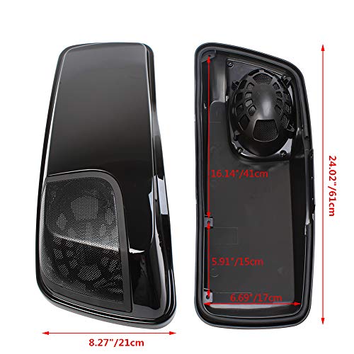 Cubierta de altavoz para alforjas 5x7 pulgadas HIYOYO miniatura 3