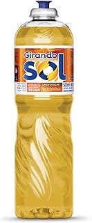 Detergente Lava-Louças Glicerina Girando Sol, Girando Sol, Castanho, 500 ml (Pacote de 1)