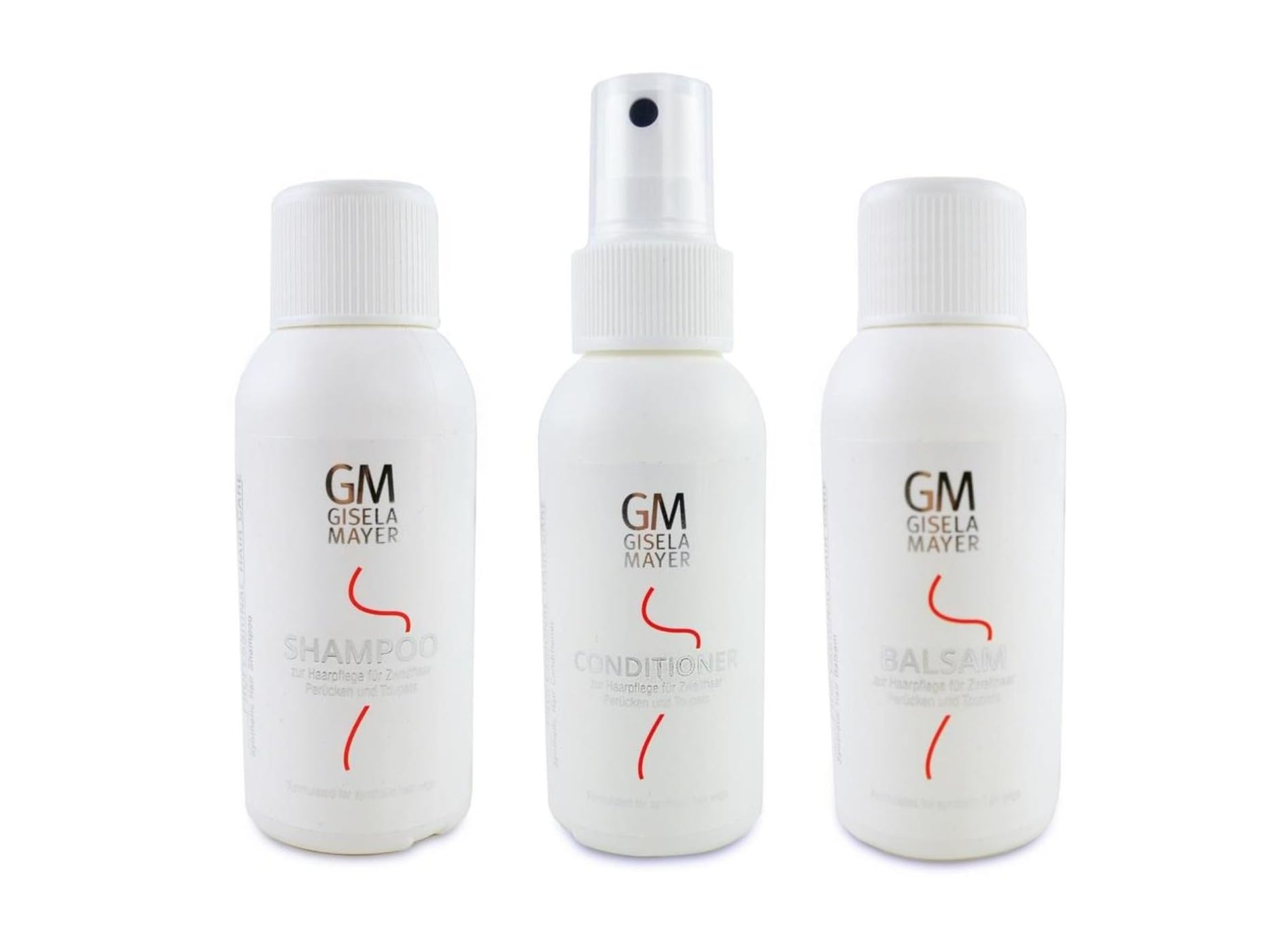 Gisela Mayer Kit de voyage pour perruques | Shampoing | Baume | Condtioner | Kit d'entretien de voyage | Testé à l'aéroport