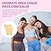 ILIORGOGO 4 Pack Adhesive Camel Concealer Toe, Reusable Silicone Pads Invisible Toe No Camel Guard for Women, Underwear Guard Seamless Hider Covers for Swimsuits Bikini Leggings Yoga Pants All