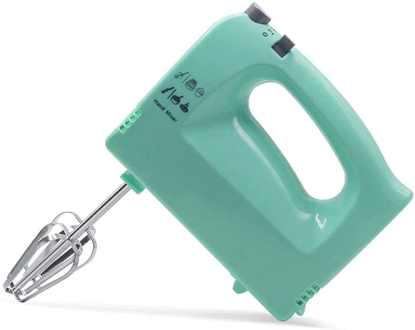 YOUOOK Electric Hand Mixer with 5 Speeds Turbo Mode - Includes Beater Whisks Dough Hooks