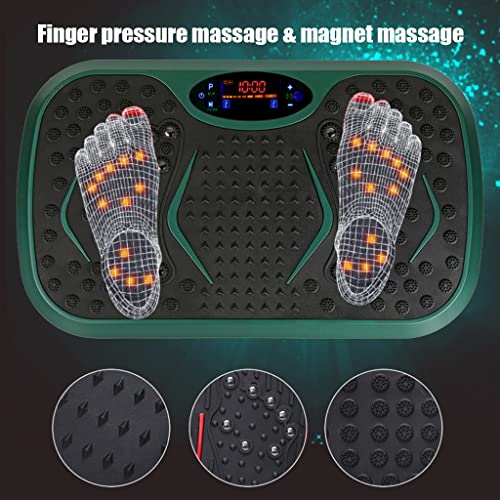 Plataforma Vibratoria HAIZON con Capacidad de 330 lb, 99 Niveles de Vibración, Control Remoto y Bandas de Resistencia miniatura 6
