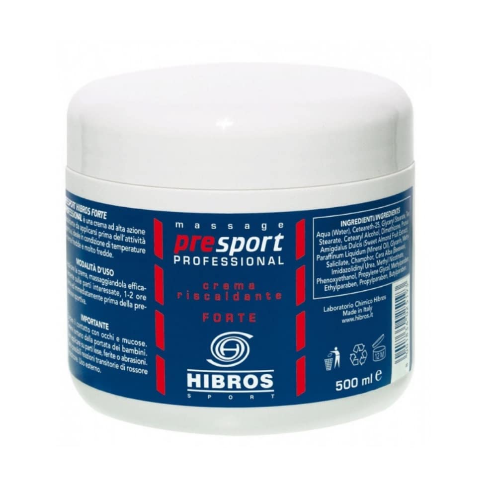 HIBROS Sport PreSport Strong Professional Warming Cream, 500ml