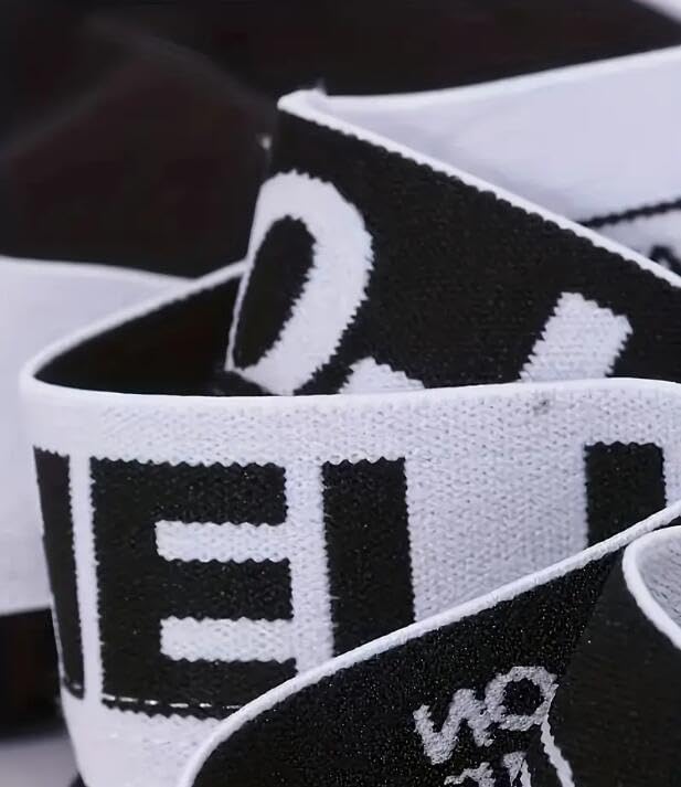 Men's Breathable Ice Boxer Briefs - Solid Color with Letter Print Underpants3