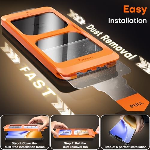 TOCOL for iPhone 17e Screen Protector, Clear - 5