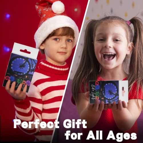 LED Fahrrad Radbeleuchtung (1 Radpack) ultrahell wasserdicht Fahrrad weiß - Bild 4 von 13