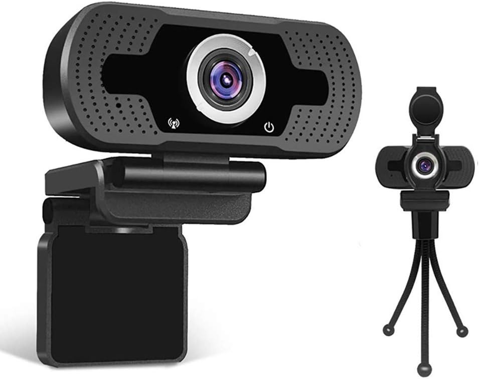 Lovebay 1080P Full HD Webcam Computer Laptop Camera for Live Class Conference Rotatable Video Camera USB Plug and Play Video Calling,Built-in Mic