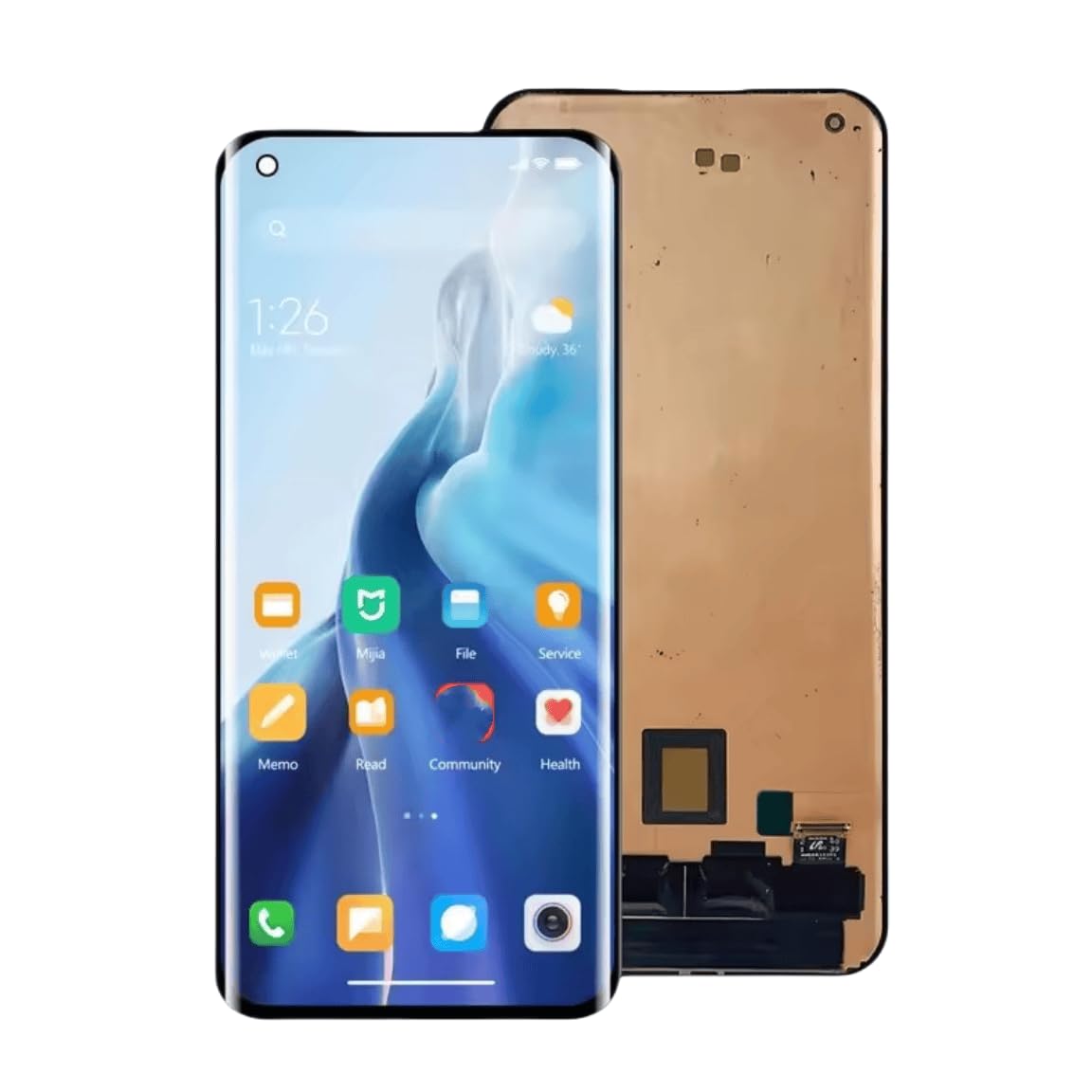 Écran tactile Xiaomi 11 avec cadre noir pré-assemblé bloc LCD complet 6,8"