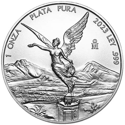 Generisch Libertad 1 Unze Silbermünze 2023, 31,1 Gramm 999/1000 Feinsilber in Münzkapsel