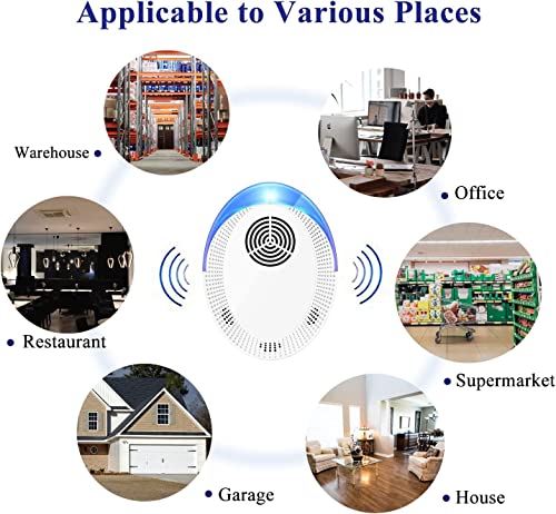 Ultrasonic Pest Repeller, Pest Repellent Plug In 6Pack, Electronic Pest Repellent Control For Mosquito, Bug, Mice, Spider, Roach, Ant, Rat, Fly, Harmless #TOP6