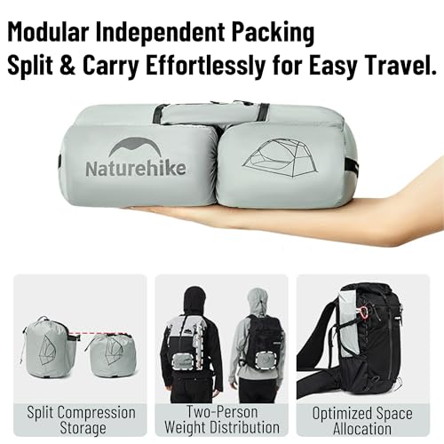Carpa Naturehike para 2 Personas Ultraligera y Estable miniatura 5