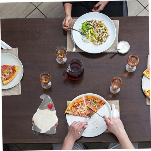 Plato de Navidad de cerámica OSOLADY resistente para servir aperitivos 5