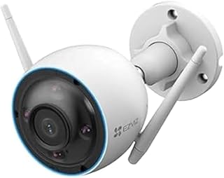 كاميرا منزلية ذكية اتش 3 تعمل بالواي فاي 5 ميجابكسل من اي زد في لاسلكي أبيض , 2880 × 1620