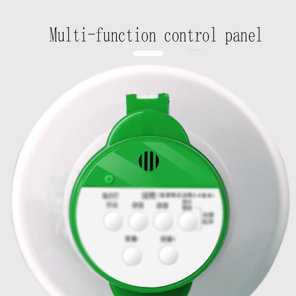 CASOTA Altavoz de megáfono Bocina de megáfono de Mano Verde Megáfono Ruidoso de Alta Potencia de 150 W con Control de Volumen for Ejercicios de Seguridad Micrófono (A)